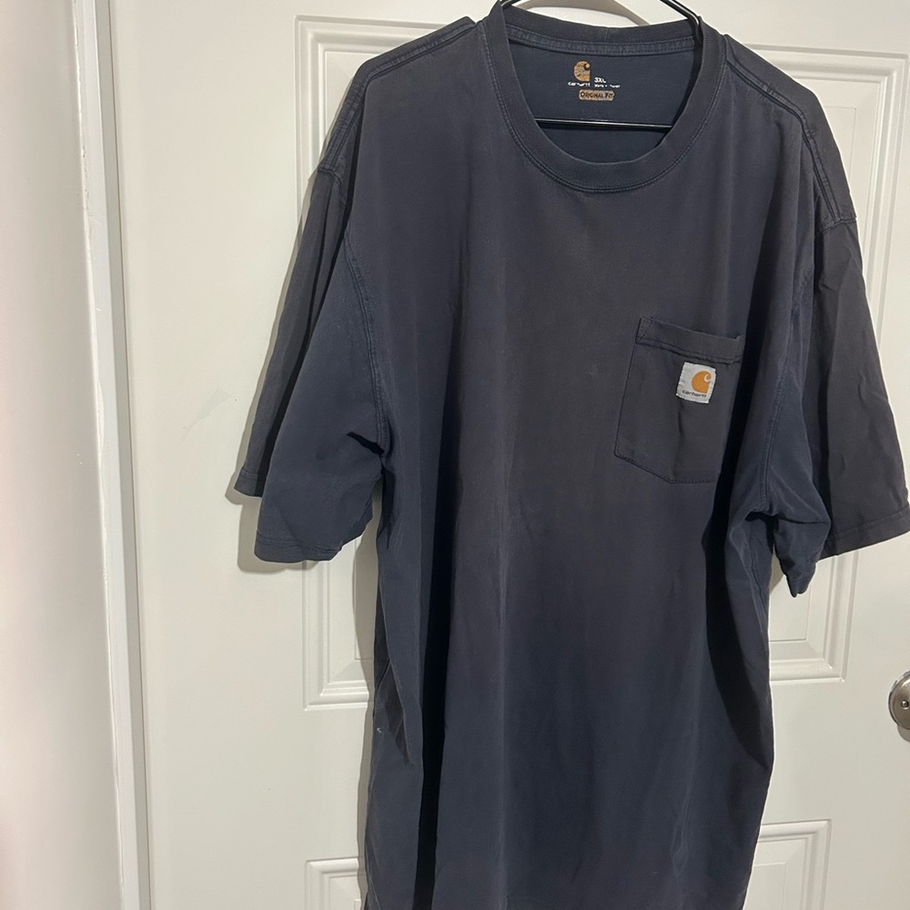 Carhartt Men's Dark Blue Short Sleeve Tee